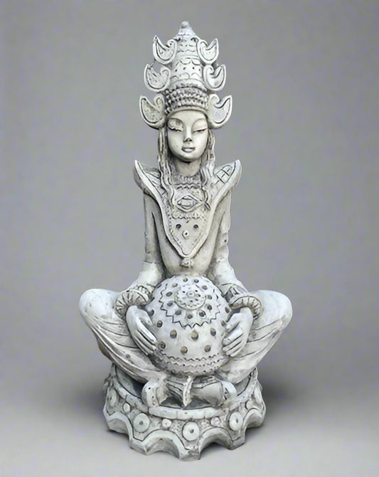 Stone Thai Goddess Statue 