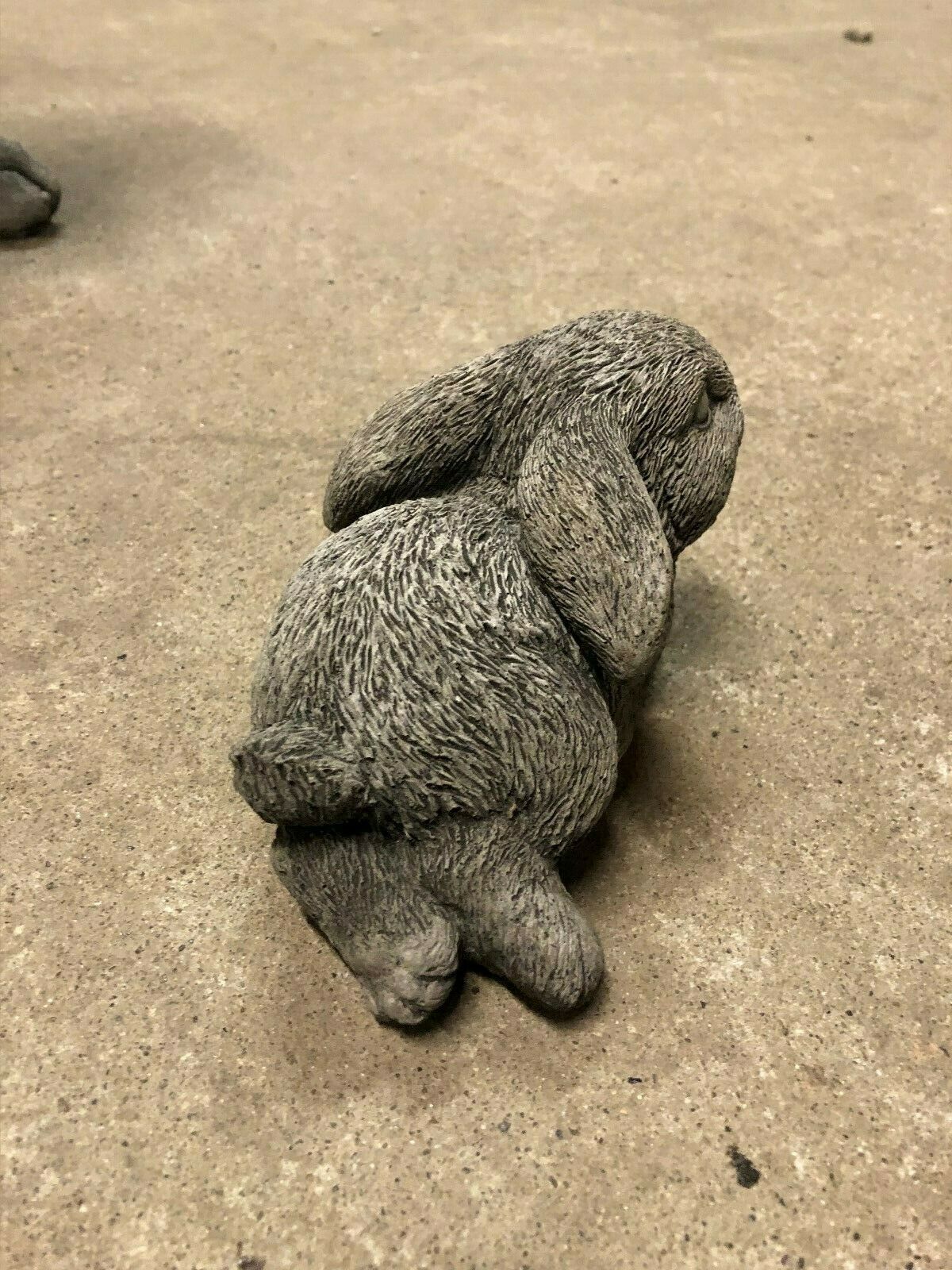 Small Stone Bunny Rabbit Ornament 